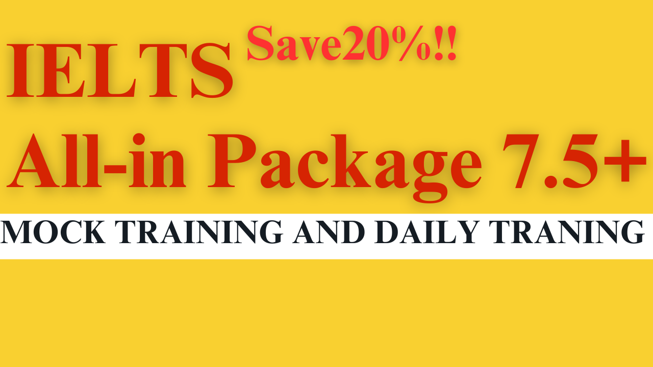 IELTS7.5圧勝パッケージAll-in - AI特訓一覧 - IELTS対策｜アルファ